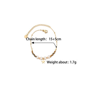 Star Colorful-beads Bracelet for Women Girlfriend Party Jewelry