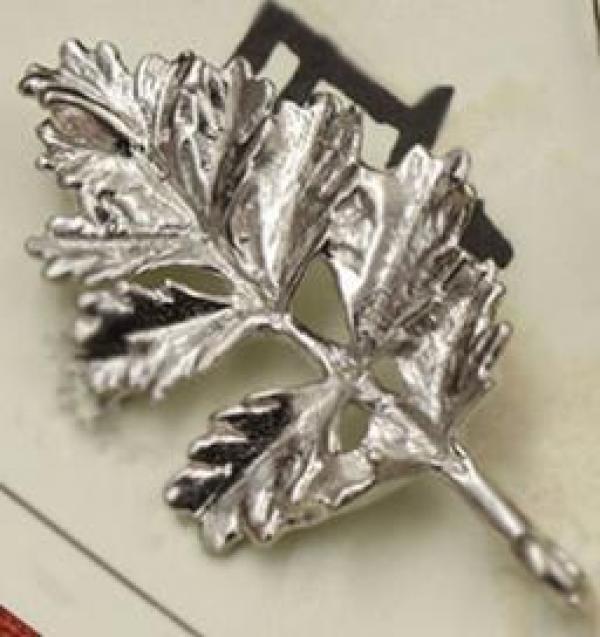 12 Brass Casting Crafts Leaf Charms 17*30mm 3D Leaf Pendant