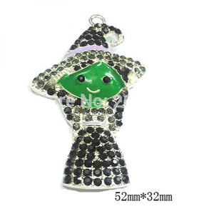 10pcs Enamel & Rhinestone Classic Movie Characters Pendants