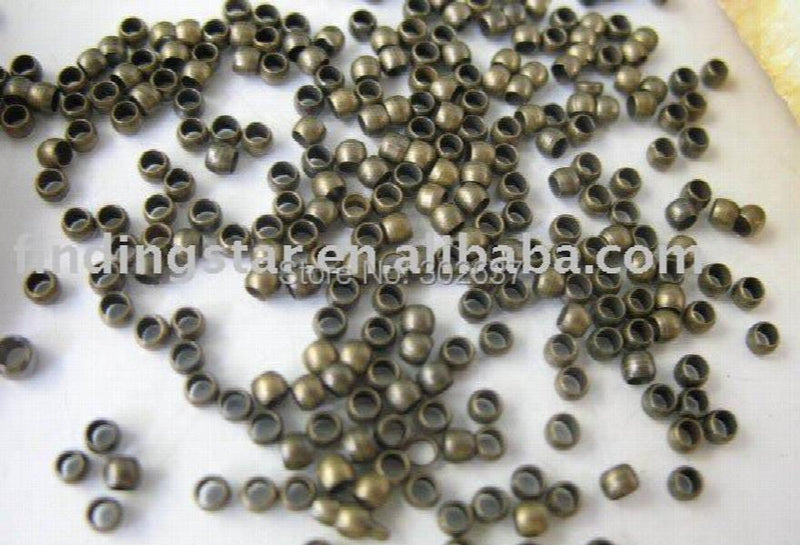 20000PCS Bronze Rondelle Crimp Beads 2mm Jewelry Making Findings