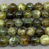 Green Garnet 6/8/10mm Natural Stone Loose Beads for DIY Jewelry