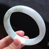 Zheru Jewelry Natural Burmese Jade 54-64mm Bracelet