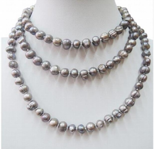 Natural Freshwater Pearl Long Necklace
