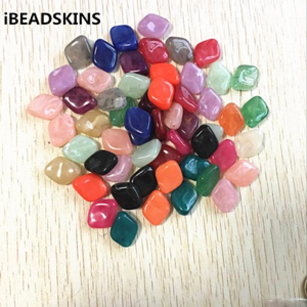 Marble Effect Rhombus Beads for DIY Jewelry Making - 300pcs