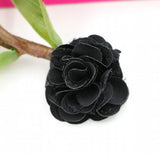 Lace Flowers 5.5cm Fabric Fancy Flowers - 10 Pcs
