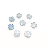 50Pcs 12mm Glass Beads & Crystal Cross Pendant Set for DIY Earrings Necklace