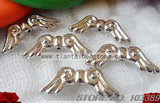 300pcs Angel Wing Alloy Bead - Pendant Accessory