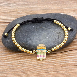 Adjustable Bracelet Copper Zirconia 6 Styles for Women Mom Party Birthday