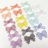 Acrylic Matte Mist Bowknot Fork Junction Beaded Necklace DIY Materials