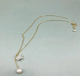 Freshwater Pearl Pendant Necklace Chain for Women