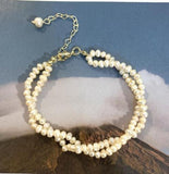 Arrival Favorite Pearl Jewelry 2 rows Baby Small Size Freshwater Pearl Bracelet