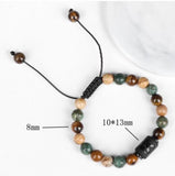 8mm Beaded Bracelets Meditation 12 Constellation Bracelets African Howlite