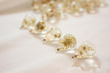 Dried Flowers Resin Bead Charms DIY Jewelry Earring Pendant Accessory