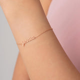 Custom Letter Name Bracelet - Personalized Word Initials Bracelet