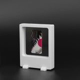 PET Membrane Window Diamond Ring Stand Jewelry Display Case