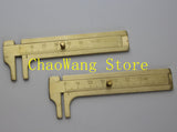 Brass Jewelry Measuring Tool Cutting Gauge Ruler