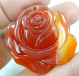 Chalcedony Turquoises Quartz Crystal Tiger Eye Flower Pendant DIY Jewelry Making