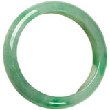 Natural Burmese Jade Light Green 54-64mm Bracelet Princess Jewelry Gift