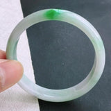 Natural Burmese Jade Light Bracelet 54-64mm Princess Jewelry Gift