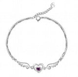 Wings of Love 925 Sterling Silver Bracelets & Bangles For Women