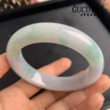 Zheru Natural Burmese Jade 54-64mm Bracelet - Princess Jewelry