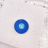 10-piece Acrylic Vinyl Record Earring Drop Charms