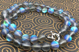 Gray Rainbow Moonstone Round Gems Necklace 6/8/10/12mm Natural
