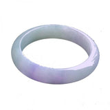 Zheru Jewelry Natural Myanmar Jadeite 54-64mm Light Purple Bracelet