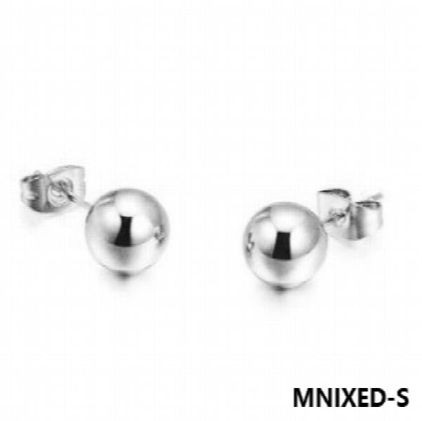 MINIXED Round Hollow Earrings Stud Earrings Women Jewelry Rose Girl