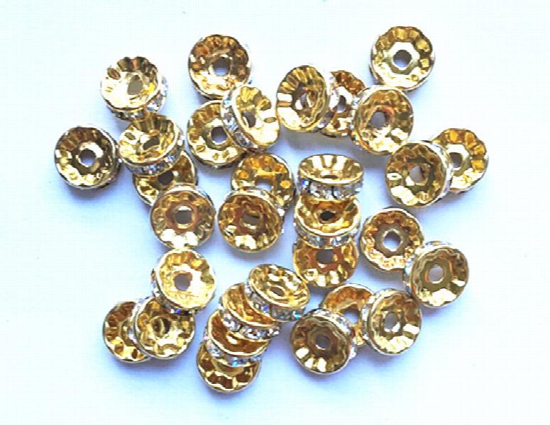 6mm/8mm/10mm Crystal Rondelle Spacer Beads for Jewelry Making
