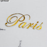 PK023 Shape Tag Hang Tag Foil Printing for Kids Clothing