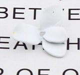 Alloy Spray Paint Flower Hand Earrings DIY