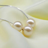 Freshwater Pearl Choker Necklace 925 Silver Gift