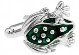 Men's Unique Frog Style Cuff Links