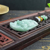 Natural Burmese Jade Horse Pendant A-Level Jewelry for Men and Women