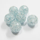 100pcs Faceted Crack Glitter Beads For Chunky Jewelry