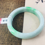 Natural Jadeite Bracelet Light Green 54-62mm Female Jade Gift