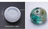 DIY Crystal Epoxy Mold Pen Inkwell Storage Pendulum