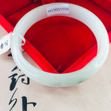 Zheru Jewelry Natural Jadeite Bracelet Bicolor 52-61mm Female Jade Gift