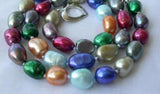 Multicolor 11mm Baroque Freshwater Pearl Necklace