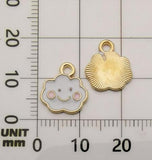 30Pcs Drop Oil Alloy Pendant DIY Jewelry Accessories