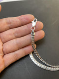 925 Sterling Silver Necklace Chain for Women Men Wedding Jewelry