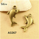 BoYuTe Dolphin Charms Pendants for Bracelet Jewelry Making
