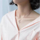 925 Sterling Silver Cat Charm Pendant Necklace for Women Choker Jewelry