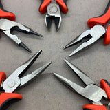 DIY Beads Scissors Pliers Accessories Set Red Steel