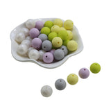 50pcs 15mm Food Silicone Teeth Beads DIY Necklaces Baby Bracelets