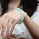 Zheru Jade Light Green 54-64mm Bracelet