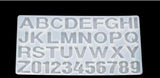 3D Alphabet Silicone Mold Crystal Craft Supplies Epoxy Resin Soft Mold