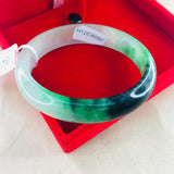 Natural Jadeite Bracelet Ice Bottom Tricolor 52-61mm Gift Certificate