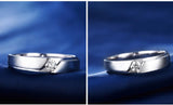 Tibetan Silver Ring Men Women Wedding Couple Gift Charming Female Jewelry
